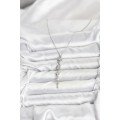 316L Steel Chain Silver Color Pole Star Energy Model Women s Y Necklace