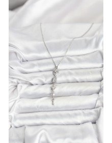 316L Steel Chain Silver Color Polar Star Energy Model Women's Y Necklace