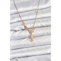 316L Steel Chain Gold Color Butterfly Model Women s Necklace