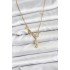 316L Steel Chain Gold Color Butterfly Model Women's Necklace