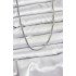 316L Steel Chain Silver Color 60 cm Snake Chain Women's Necklace