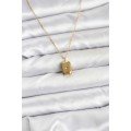 316L Steel Chain Gold Color Minimal Pole Star Model Women s Necklace