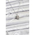 316L Steel Chain Silver Color Minimal Pole Star Model Women s Necklace