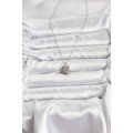 316L Steel Chain Silver Color Minimal Pole Star Model Women s Necklace