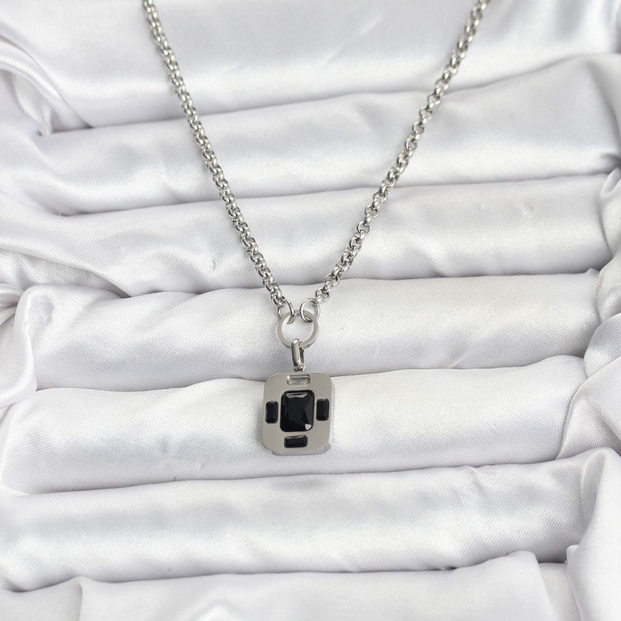 316L Steel Chain Silver Color Vintage Model Women s Necklace