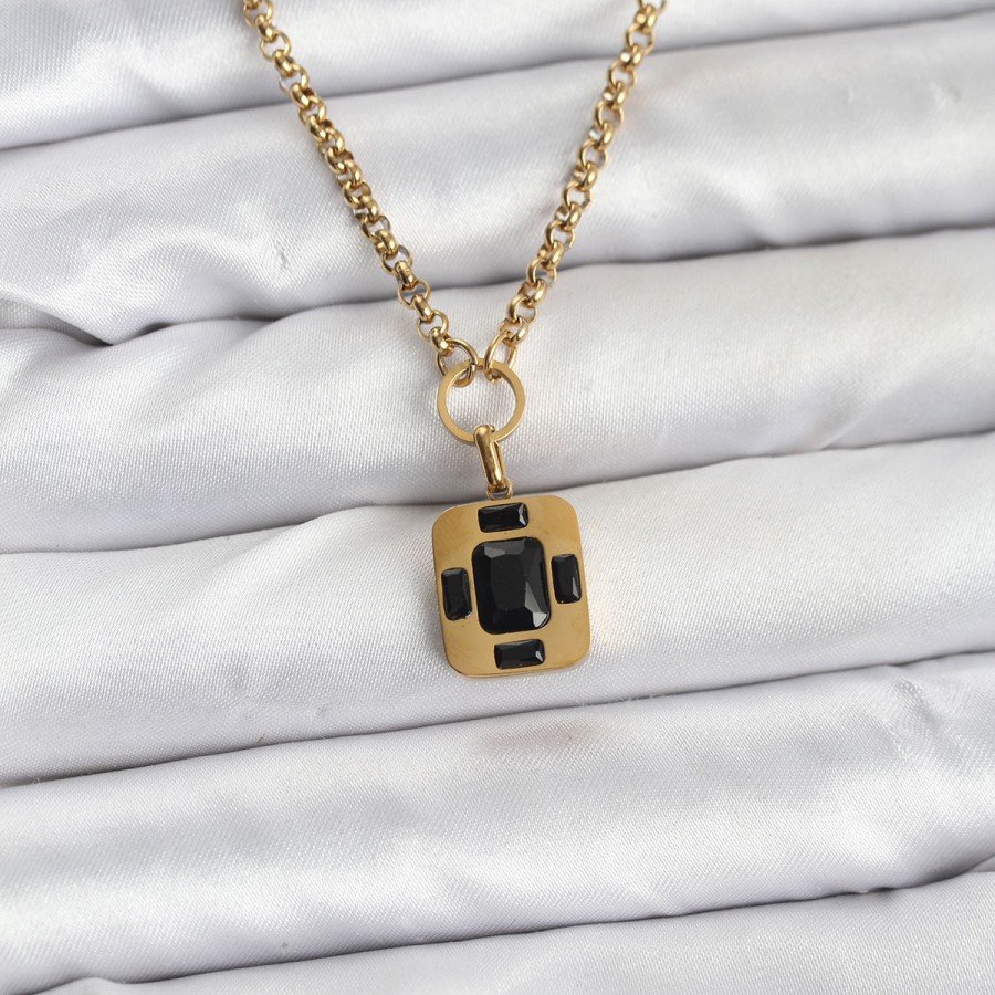 316L Steel Chain Gold Color Vintage Model Women s Necklace
