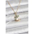 316L Steel Chain Gold Color Chirtsmas Bell Model New Year Themed Women s Necklace