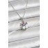 316L Steel Chain Silver Color Chirtsmas Bell Model New Year Themed Women's Necklace