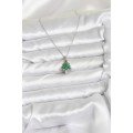 316L Steel Chain Silver Color Pine Tree Model Christmas Themed Women s Necklace 316L Steel Chain Silver Color Pine Tree Model Christmas Themed Women s Necklace
