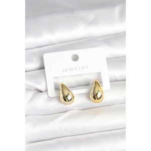 Gold Color Drop Earrings 17 mm