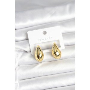 Gold Color Drop Earrings 24 mm