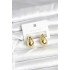 Gold Color Drop Earrings 24 mm