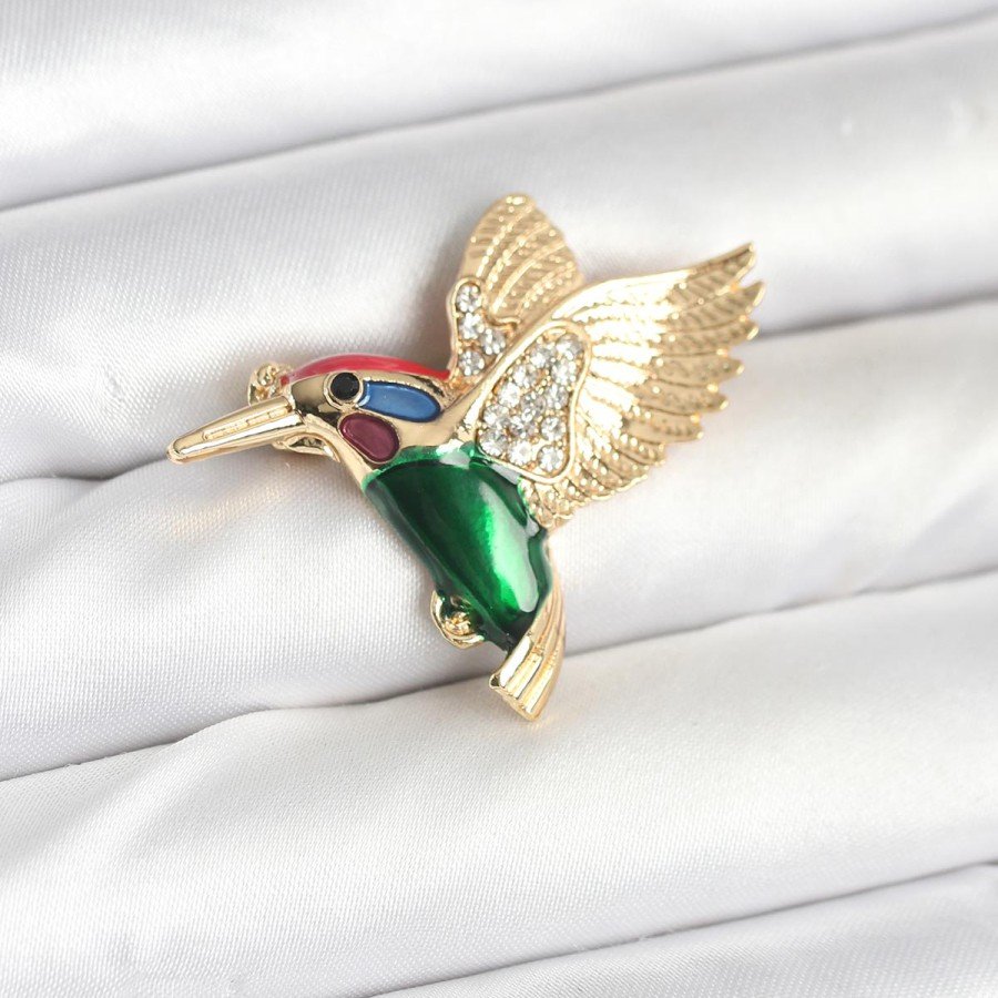 Hummingbird Model Brooch