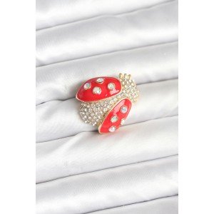 Ladybug Model Brooch