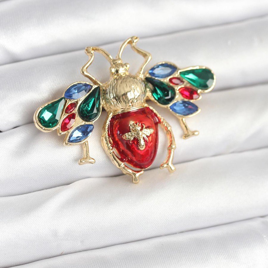 Fancy Bee Model Brooch