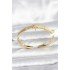 Brass Gold Color Pole Star Model Women's Handcuff Bracelet