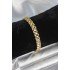 316L Steel Gold Color 7 mm Thickness Men's Bracelet