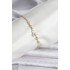 Flower Model Zircon Stone Gold Color Waterway Women's Bracelet