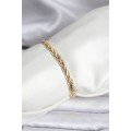 14K Gold Color Plated Laser Chain Model CM Women s Bracelet