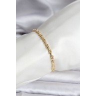 14K Gold Color Plated Chain Model Women's CM Bracelet