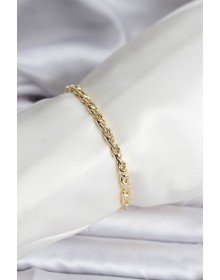 14K Gold Color Plated Chain Model Women's CM Bracelet