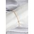 14K Gold Color Plated Heeled Model CM Women's Bracelet