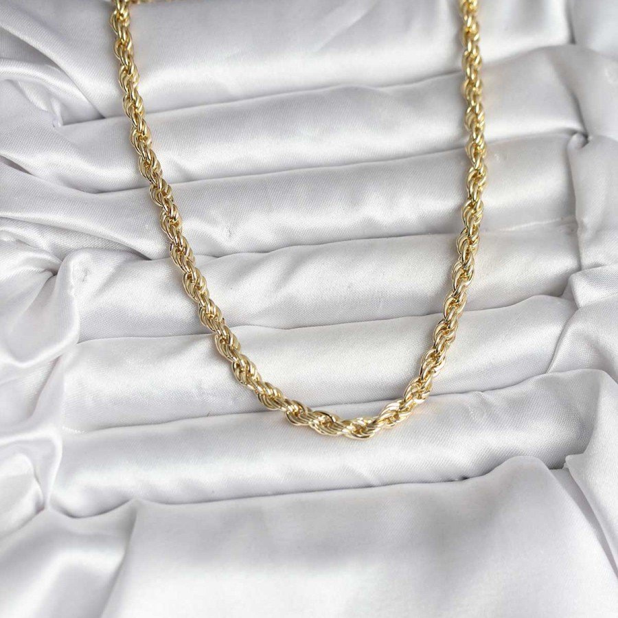 14K Gold Color Plated Twist Model CM Women s Necklace 14K Gold Color Plated Twist Model CM Women s Necklace