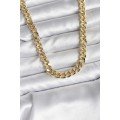 14K Gold Color Plated Thick Chain Model CM Women s Necklace 14K Gold Color Plated Thick Chain Model CM Women s Necklace