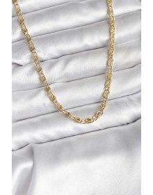 14K Gold Color Plated Chain Model CM Women's Necklace