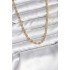 14K Gold Color Plated Chain Model CM Women's Necklace