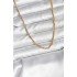 14K Gold Color Plated Ball Chain Model CM Women's Necklace