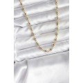 14K Gold Color Plated Heeled Chain Model CM Women s Necklace