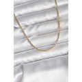 14K Gold Color Plated Thin Chain Model CM Women s Necklace