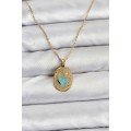 316L Steel Chain Gold Color Butterfly Figure Women s Necklace