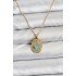 316L Steel Chain Gold Color Butterfly Figure Women's Necklace