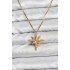 316L Steel Chain Gold Color Polar Star Model 60 cm Chain Women's Necklace
