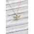 316L Steel Chain Gold Color Dragonfly Model Women's Necklace