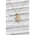 316L Steel Chain Gold Color Ballerina Model Women s Necklace
