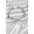 316L Steel Silver Color Square Zircon Stone Snake Chain Women's Bracelet