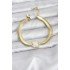 316L Steel Gold Color White Clover Model Zircon Stone Snake Chain Women's Bracelet
