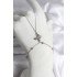 316L Steel Silver Color Butterfly Model Female Shahmaran