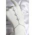316L Steel Silver Color White Clover Model Female Shahmaran