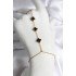 316L Steel Gold Color Black Clover Model Female Shahmaran
