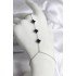 316L Steel Silver Color Black Clover Model Female Shahmaran