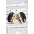Black Color Brass Vintage Women's Earrings