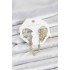 Brass Gold Color Spiral Model Chain Link Ear Cuff Earring Set