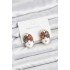 Mask Model Brass Women's Earrings