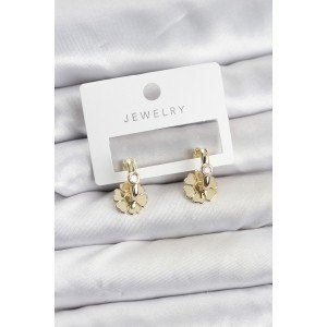 Brass Gold Color Women's Immigrant Earrings Brass Gold Color Women's Immigrant Earrings