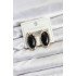 Black Almond Model Vintage Women's Earrings