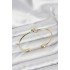 Knot Model Brass Gold Color Women's Bracelet
